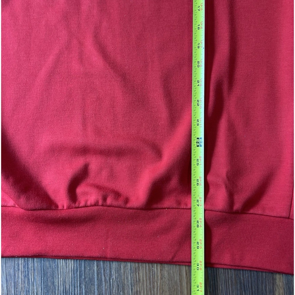 Polo Ralph Lauren Black Pony Classics Sweatshirt Snap Red Size LT New With Tags - Picture 7 of 16